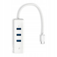 Karta sieciowa TP-Link UE330C 1x1GbE HUB USB3.0 biała