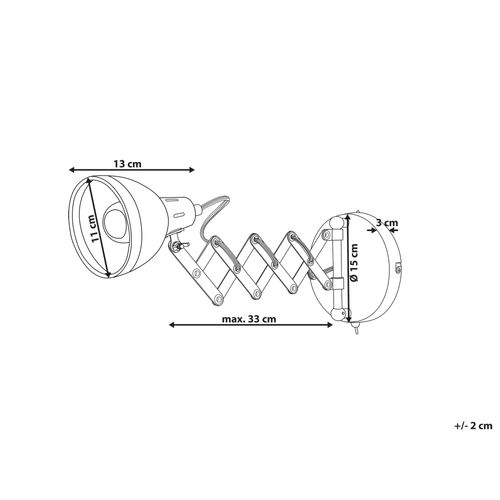 Lampa ścienna czarna HARRINGTON na Arena.pl