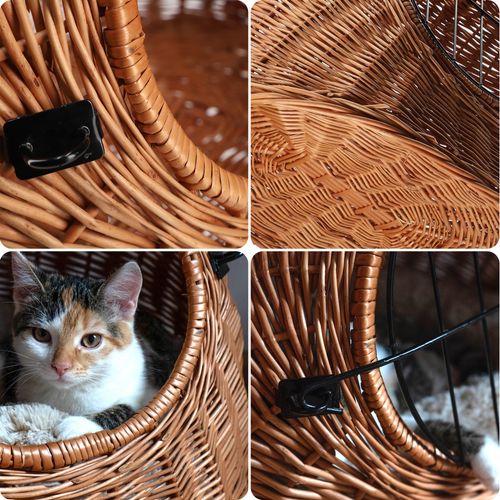 KADAX Transporter Wiklinowy Dla Psa Kota Kosz 49cm na Arena.pl