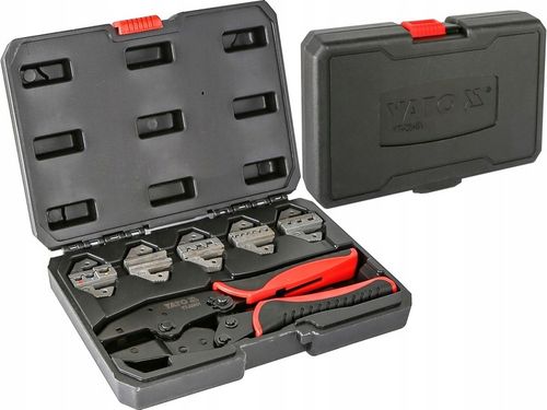 YATO KOMPLET ZESTAW DO ZACISKANIA KONEKTORÓW 5 MATRYC WALIZKA YT-22451 na Arena.pl