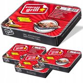 Grill Jednorazowy duży Turystyczny Express grill 31cm x 25cm x 4 sztuki
