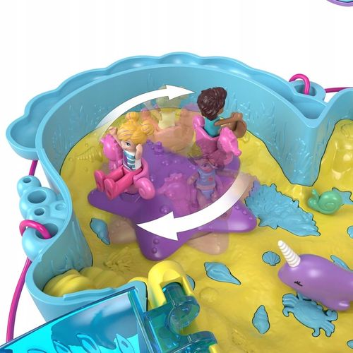 POLLY POCKET OTWIERANA TOREBKA KONIKI MORSKIE ZESTAW 2 MINILALKI + DODATKI na Arena.pl