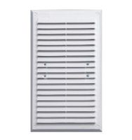 KRATKA WENTYLACYJNA Z SIATKĄ 175*295MM BIAŁA - KRA 013 BI