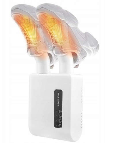 SUSZARKA DO BUTÓW RĘKAWICZEK ELEKTRYCZNA NAŚCIENNA TIMER BIAŁA 140W na Arena.pl