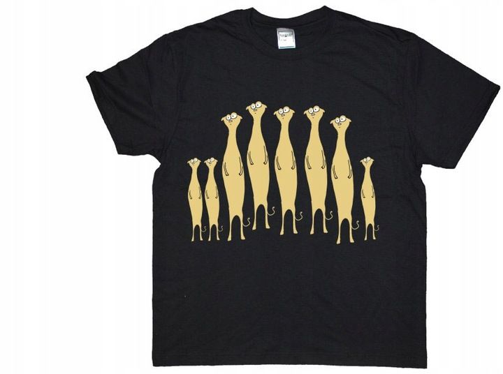 MĘSKA KOSZULKA SURYKATKA SURYKATKI WZORY s1c zdjęcie 11