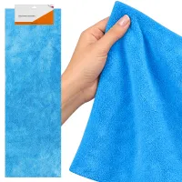 Ściereczka ścierka z mikrofibry xl 60x40 cm do kurzu szyb auta błękitna