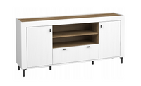 Nowoczesna Komoda 177 cm Biały 2D1SZ ROSA DL 3 kolory