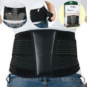 PAS ORTOPEDYCZNY LĘDŹWIOWY GORSET NA PLECY BÓL ORTEZA PLECÓW USZTYWNIACZ