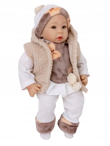 Lalka Bobas JAK ŻYWA INTERAKTYWNA REALISTYCZNA mówi i śpiewa ZESTAW XXL na Arena.pl