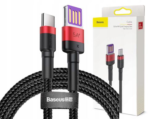 Kabel Baseus Ładowarka USB-C QC SuperCharge 5A na Arena.pl