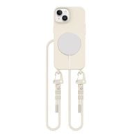 Etui Tech-Protect Magnecklace z Smyczą DO iPhone 14 Cosmic Latte TPU