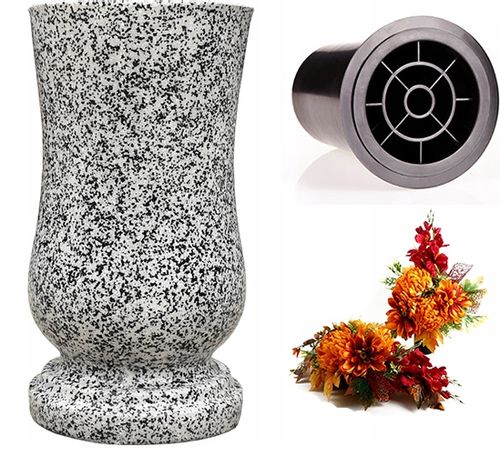 WAZON NAGROBNY - WAZON NA NAGROBEK + WKŁAD Z KRATKĄ na Arena.pl