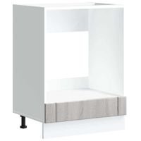 Szafka piekarnikowa „Lucca” Szara Sonoma Drewno klejone