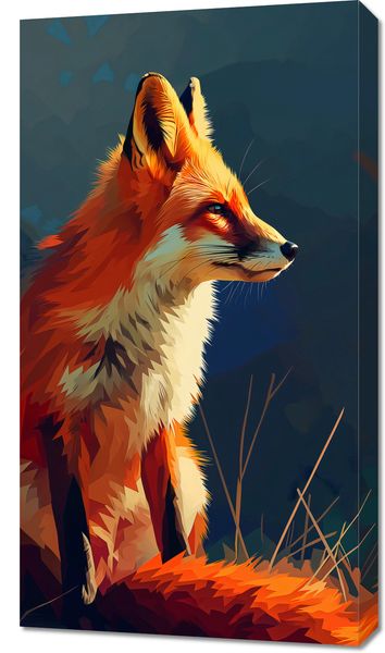 Obraz 50x90cm Spojrzenie Lisicy zdjęcie 1