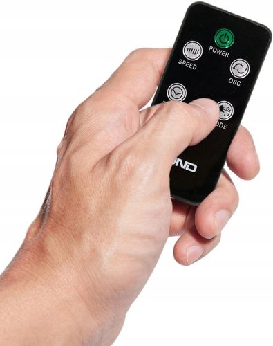 WENTYLATOR KOLUMNOWY LUND 81CM 50W WIATRAK PODŁOGOWY STOJĄCY LED +PILOT na Arena.pl