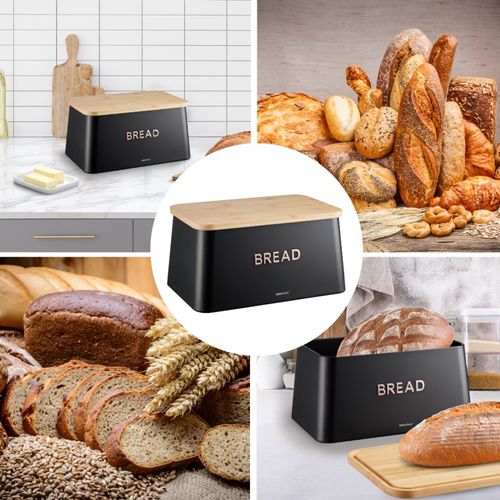 chlebak stalowy z deską do krojenia kinghoff kh-1948 na Arena.pl