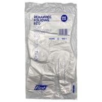 rękawice jednorazowe foliowe hdpe 100szt plast