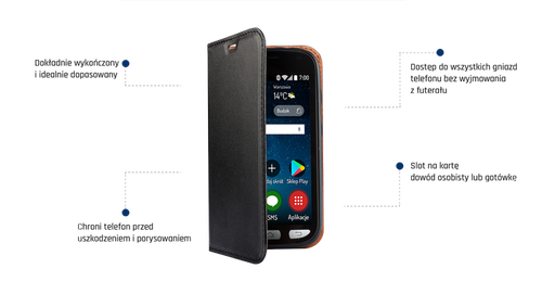 Oryginalne etui Wallet Case do Maxcom MS459 Harmony na Arena.pl