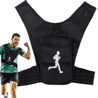 Kamizelka do biegania z odblaskiem sportowa torba uchwyt na telefon Verk Group model 265997080