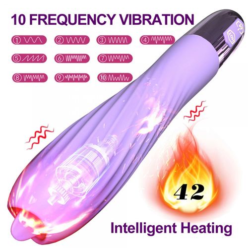 wibrator silicone vibrator usb, 10 vibration modes, heating na Arena.pl