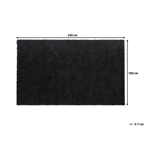 Dywan 160 x 230 cm czarny DEMRE na Arena.pl