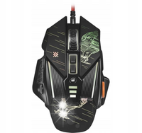 Mysz Przewodowa Defender STARX GM-390L 3200dpi Gaming 8P Czarna