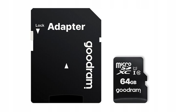 Karta pamięci GOODRAM micro SD SDXC 64GB + ADAPTER zdjęcie 3