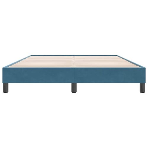 Łóżko typu Box Spring bez materaca Ciemnoniebieskie 160x220 cm na Arena.pl