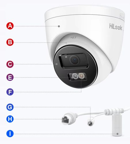 Kamera IP zewnętrzna 4K 8MPx IPC-T280HA-LUF/SL 2.8mm HiLook by Hikvision na Arena.pl
