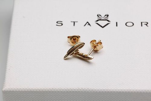 Złote kolczyki KZC5200 na Arena.pl