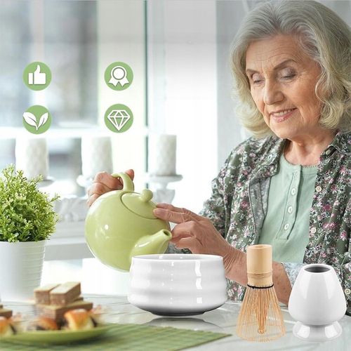 ZESTAW DO HERBATY MATCHA, ZESTAW MIOTEŁ MATCHA, Z TRZEPACZKĄ DO MATCHY 5W1 na Arena.pl