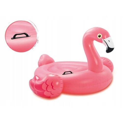 DMUCHANY FLAMING XXL DUŻY MATERAC DO PŁYWANIA WODY Z UCHWYTAMI INTEX 57558 na Arena.pl