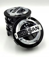NISSAN DEKIELKI na felgi zaślepki felg KAPSLE kołpaczki NISSAN 60mm 4 szt