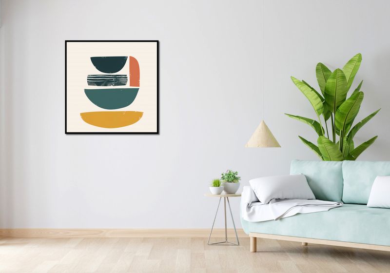 Plakat 80x80cm Fale Wodne zdjęcie 4