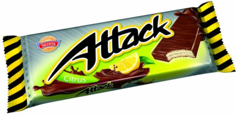 IDC Attack Wafel Cytrynowy 30g zdjęcie 1