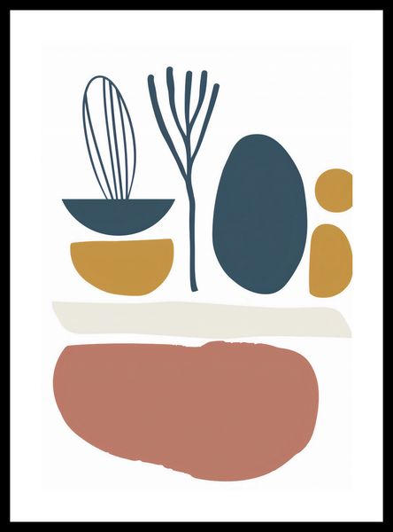 Plakat 68x98cm Stylowa Roślinność zdjęcie 3