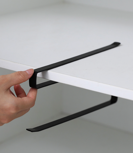 Uchwyt kuchenny solidny wieszak na ręcznik papierowy ścierki bez wiercenia na Arena.pl