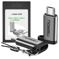 Adapter USB-C do micro USB UGREEN US282 (szary)