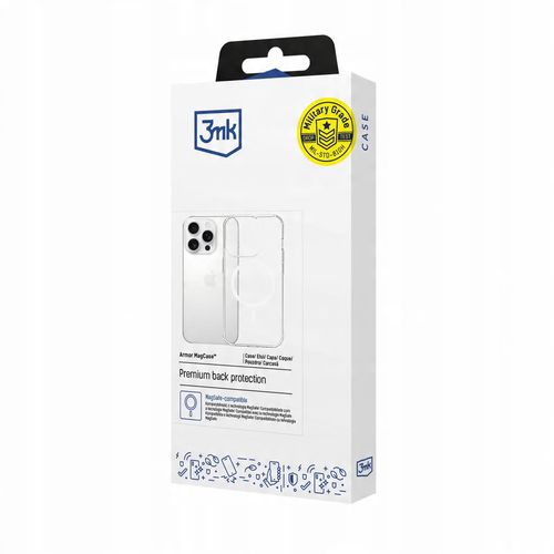 Etui pancerne z Magsafe na tył do Apple iPhone 16 Pro - 3mk Armor Mag Case na Arena.pl