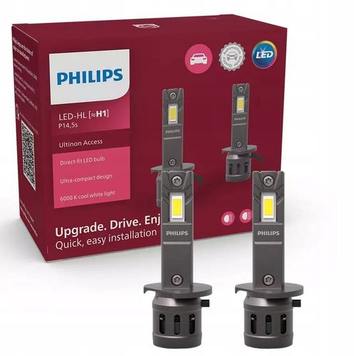 ŻARÓWKA LED H1 ACCESS PHILIPS 11258U2500CX 2SZT NEW GEN na Arena.pl