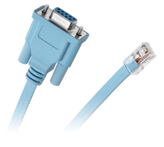 KABEL GNIAZDO RS232 - WTYK RJ45 1,8M zdjęcie 1