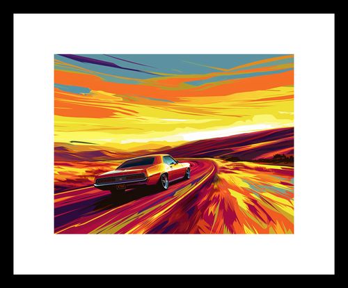 Plakat 20x15cm Pędź Przed Siebie na Arena.pl