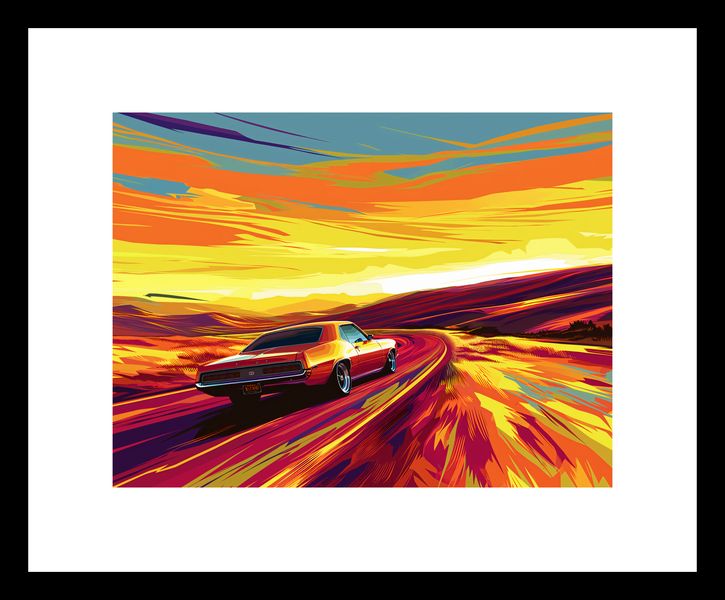 Plakat 20x15cm Pędź Przed Siebie zdjęcie 3