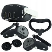 Osłona do Meta Quest 3 ZESTAW silikon nakładek ochronnych WYSOKA JAKOŚĆ !