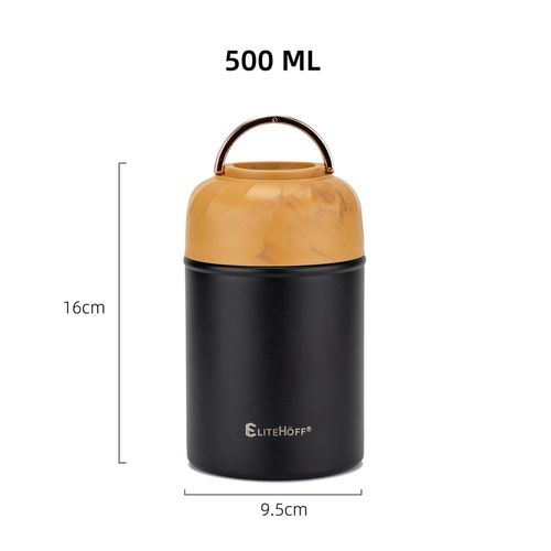 termos obiadowy 500ml z miską i składaną łyżką e-8249 na Arena.pl