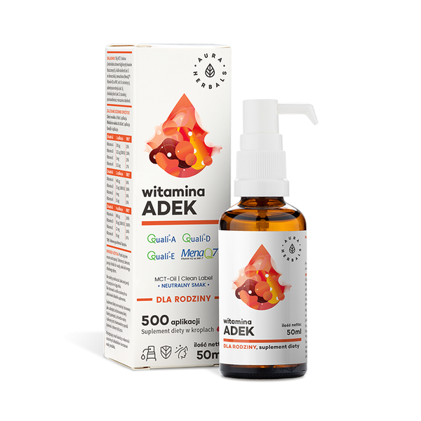 Witamina Adek Dla Rodziny 50ml Aura Herbals zdjęcie 1