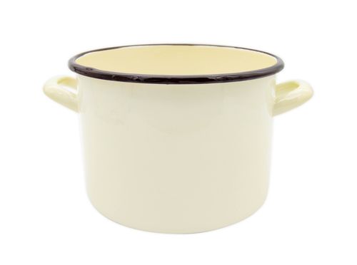 GARNEK EMALIOWANY KREMOWY 22 CM  6,1 L na Arena.pl