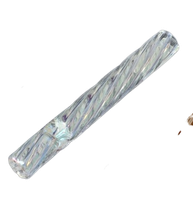 Cygarniczka Szklana Mała Lufka 10 cm Perłowy Chillout Smoke