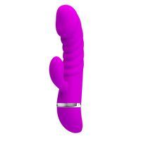 Sex Wibrator Ze Stymulatorem Łechtaczki 7Tryb 18Cm