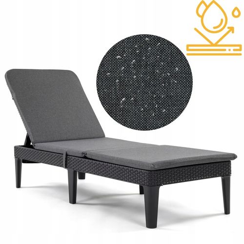 Poduszka na leżak JAIPUR GREY Melange S-02A na Arena.pl